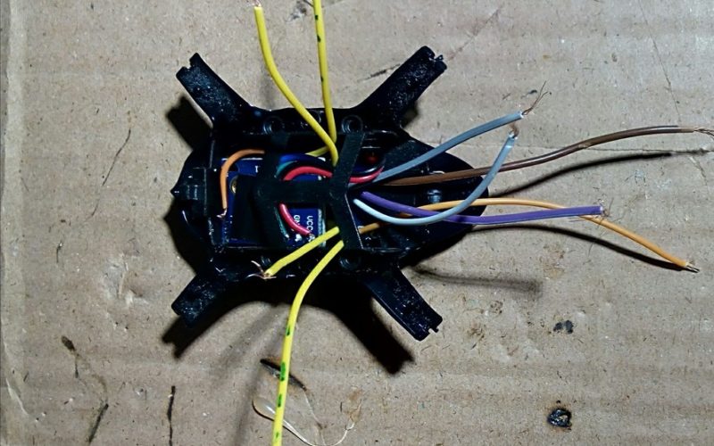 montaje del minidron - montaje del acelerómetro