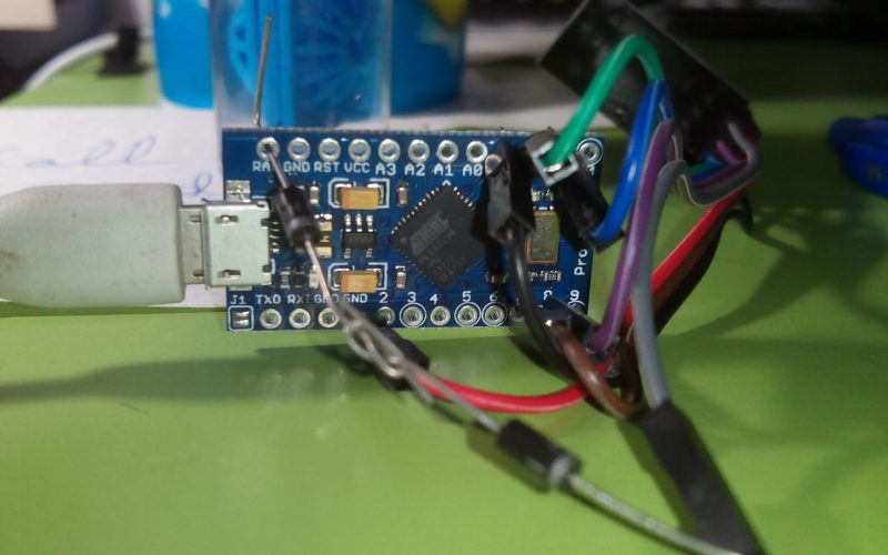 conexión de módulo rf en pro micro