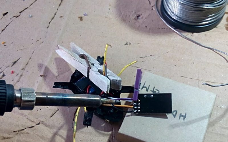 montaje del minidron - montaje del módulo rf