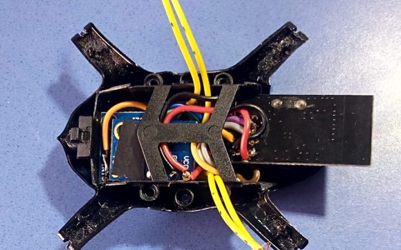 montaje del minidron - montaje del módulo rf