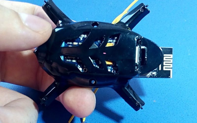 montaje del minidron - fin del montaje del módulo rf