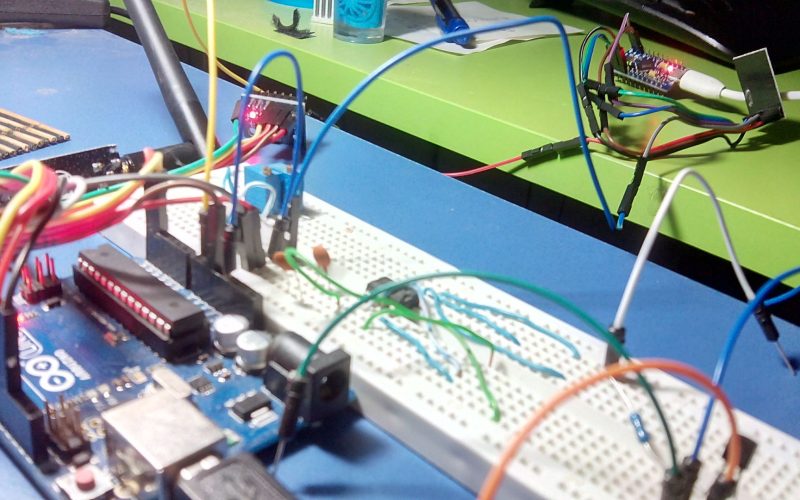 prueba rf entre arduino uno y pro micro